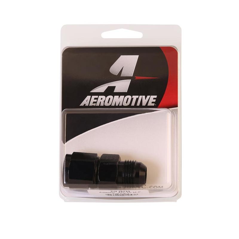 Aeromotive Adapter - AN-10 Male to Female - 1/8-NPT Port - 15733