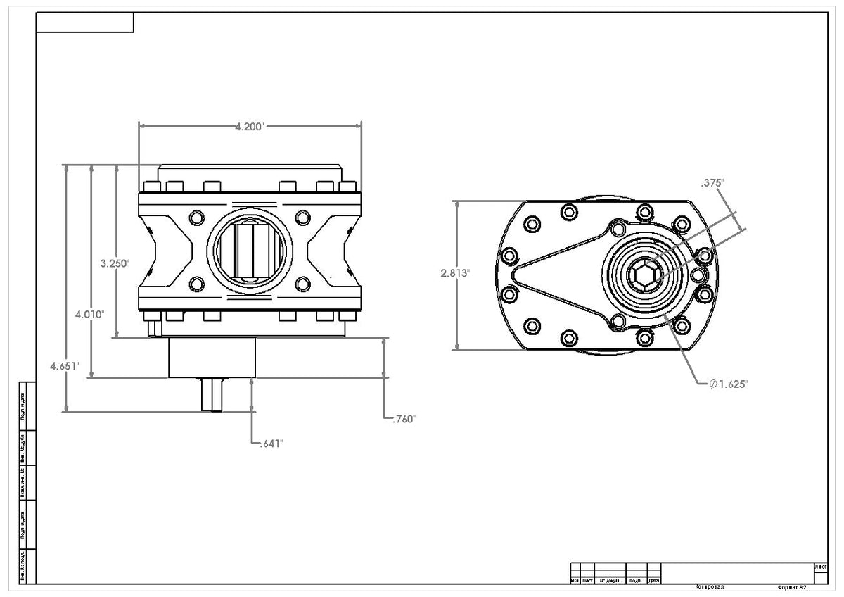 Aeromotive Spur Gear Fuel Pump - 3/8in Hex - .900 Gear - Nitro - 19.5gpm - 11930