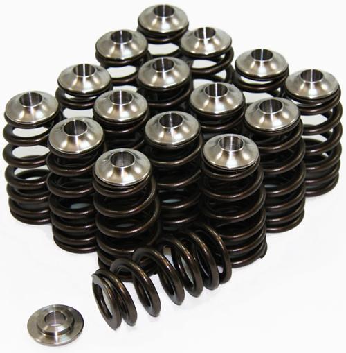 GSC P-D Mitsubishi 4G63T Beehive Valve Springs & Ti Retainer Kit - 5041 for 1990-1999 Mitsubishi Eclipse - angle view