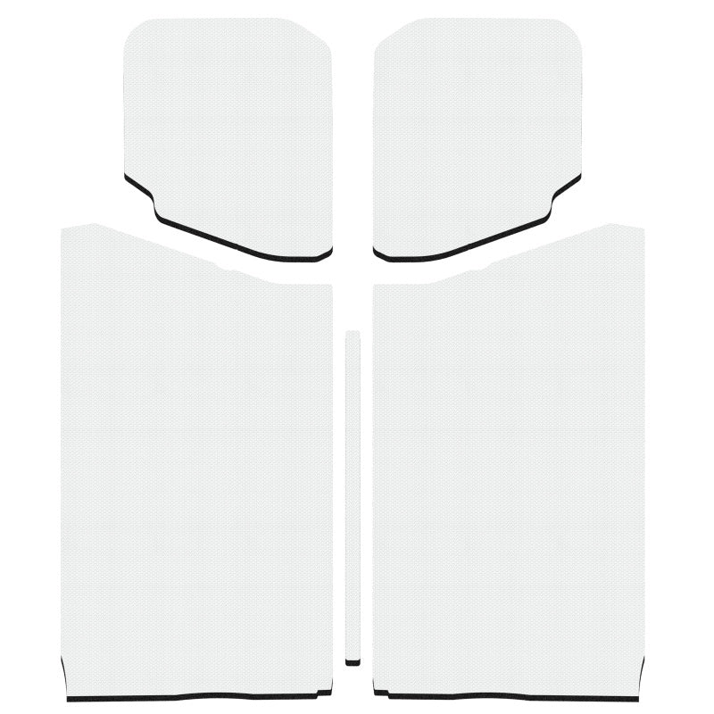 DEI 18-23 Jeep Wrangler JL 2-Door Boom Mat Headliner - 5 Piece - White - 50190