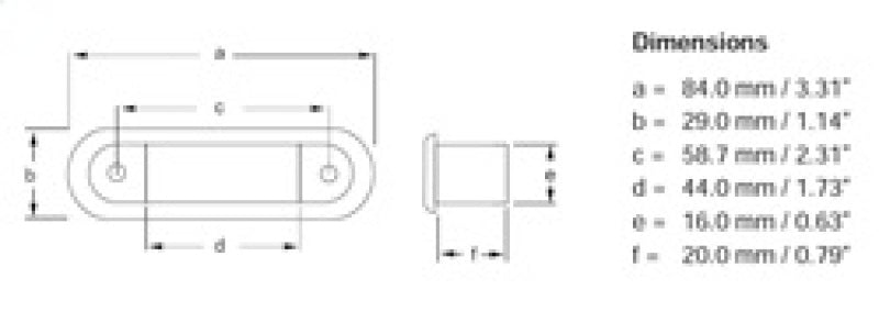 Hella Step Lamp 1X2 BLUE MD12/24 SS RIM 2XT - 959680611