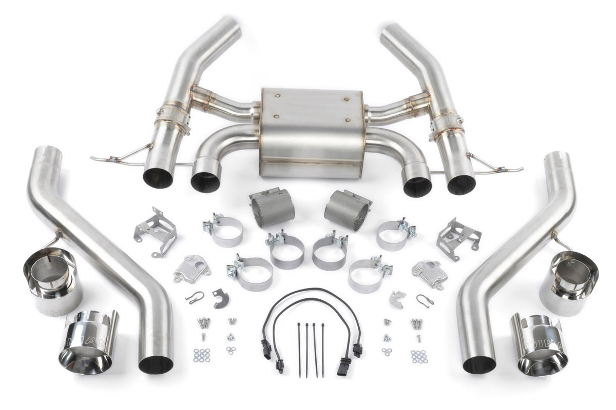 Dinan - Valved Axle-Back Exhaust - 2023-2026 BMW M2 - D660-0100