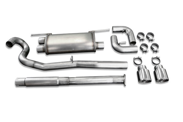 JBA 17-20 Toyota FT86/13-20 Subaru BRZ 2.0L 2-1/2in 304SS Cat-Back Exhaust w/4in Tips - 30-9030 for 2013-2025 Subaru BRZ - fr