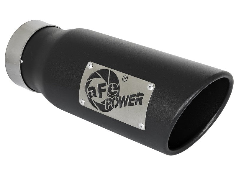 aFe Gemini XV 3in 304 SS Cat-Back Exhaust 2021 Ford F-150 V6 2.7L/3.5L (tt)/V8 5.0L w/ CO Black Tips - 49-33129-B