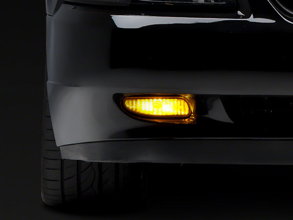 Raxiom 99-04 Ford Mustang Excluding Cobra Fog Lights Yellow - 49158 for 1999-2004 Ford Mustang - front view