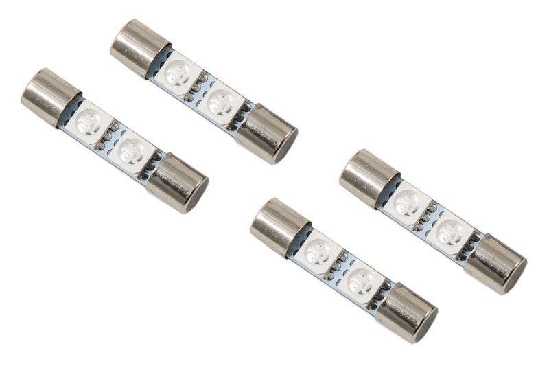 Diode Dynamics 28mm SMF2 LED Bulb - Red Set of 4 - DD0048Q