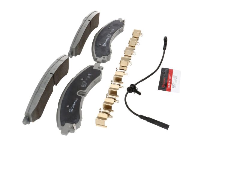 Brembo OE 20-21 Chevy Silverado 2500 HD/3500 HD/GMC Sierra 2500 HD Ceramic Brake Pad - Front - P10100N