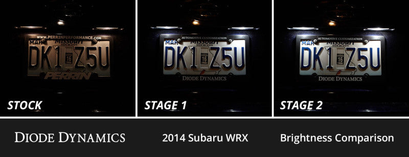 Diode Dynamics 08-14 Subaru WRX Interior LED Kit Cool White Stage 2 - DD0614