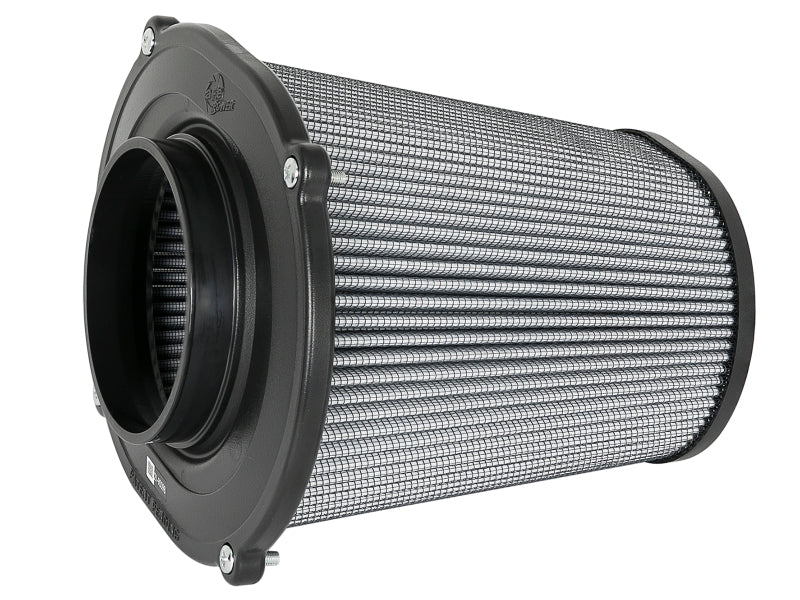 aFe Quantum Pro DRY S Air Filter Flat Top - 5in Flange x 9in Height - 21-90098
