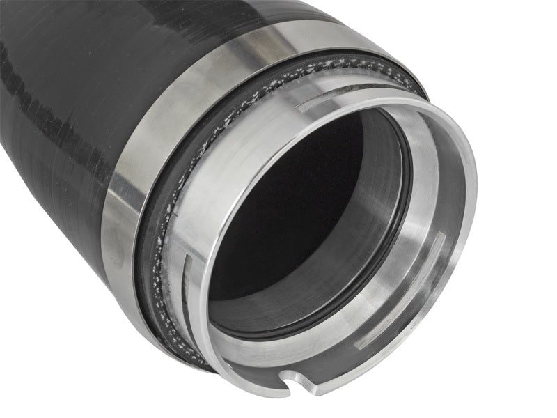 aFe BladeRunner 2.5in Red IC Tube Hot Side w/ Coupling &amp; Clamp Kit 2016 GM Colorado/Canyon 2.8L - 46-20268-R