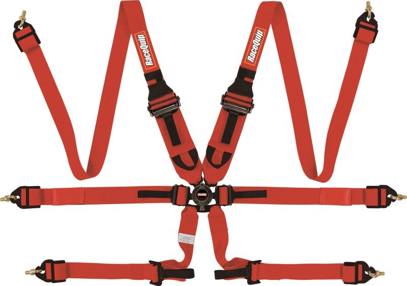 RaceQuip Red FIA CAMLOCK 6pt 2in Pull Down Lap FHR - 855015RQP