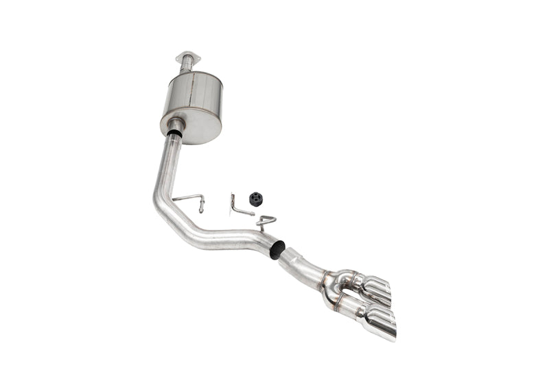 Corsa 15-20 Ford F-150 3.5L (145in WB) 3.0in Lightning Exit Catback w/ 3.5in Twin Polished Pro Tips - 21333