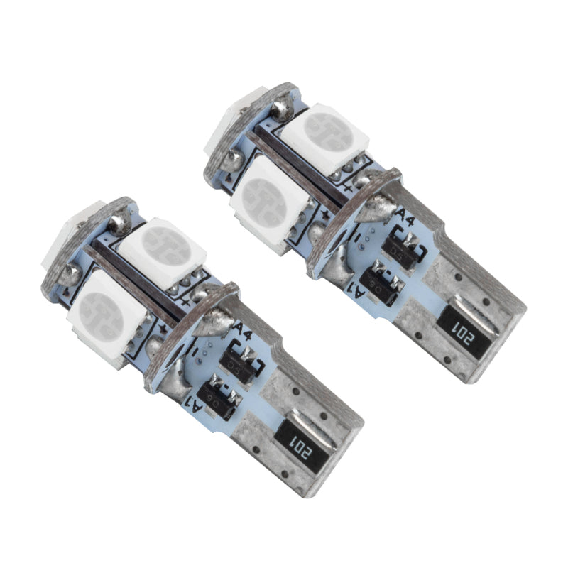 Oracle T10 5 LED 3 Chip SMD Bulbs (Pair) - Purple SEE WARRANTY - 4801-007