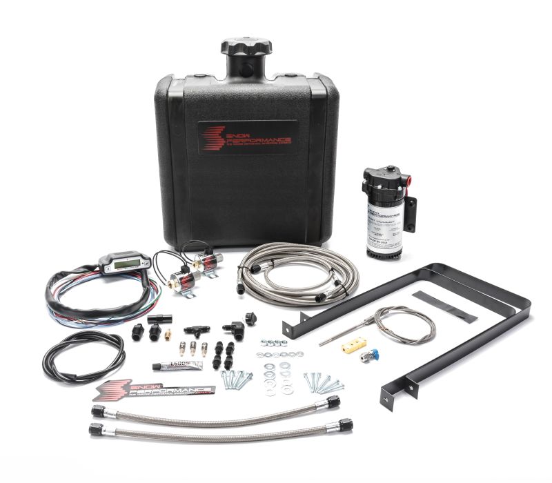 Snow Performance 94-17 Ford Stg 3 Boost Cooler Water Injection Kit (w/SS Braided Line & 4AN) - SNO-520-BRD for 1993-2020 Ford