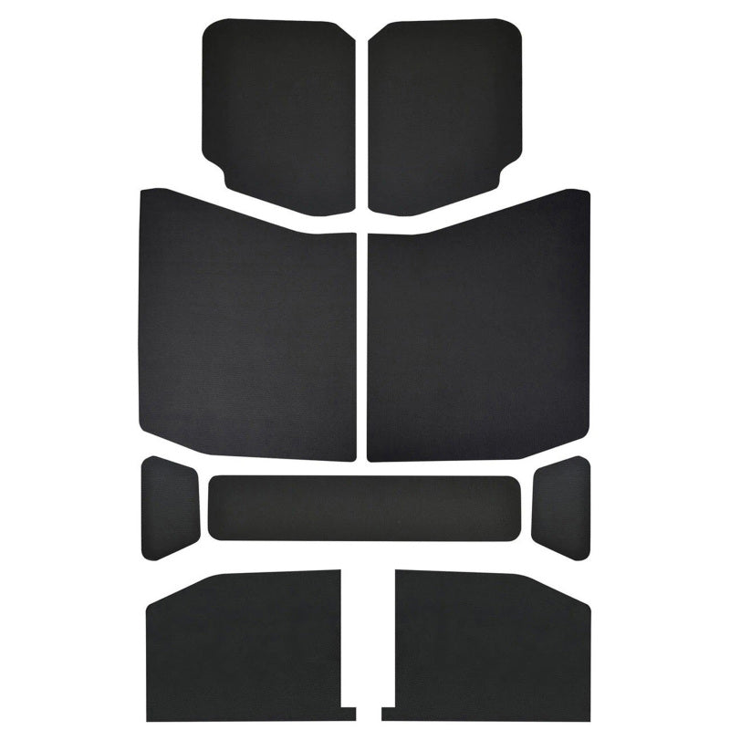 DEI 18-23 Jeep Wrangler JL 4-Door Boom Mat Headliner - 9 Piece - Black - 50168