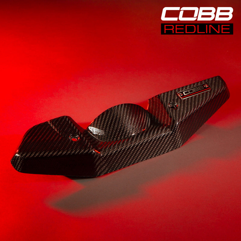 Cobb 08-21 Subaru STI/08-14 Subaru WRX Redline Carbon Fiber Alternator Cover - Gloss Finish - 422600