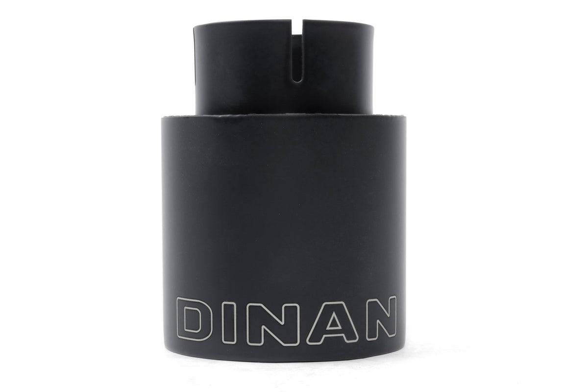 Dinan - Double-Walled 4" Clamp-On Exhaust Tip (Black Ceramic) - D663-0638-BOX