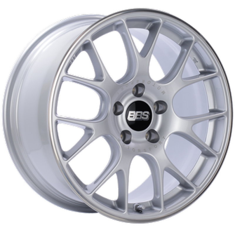 BBS CH-R 20x11.5 5x130 ET65 CB71.6 Brilliant Silver Polished Rim Protector Wheel w/Motorsport Etched - CH137SPO-MTSP by BBS