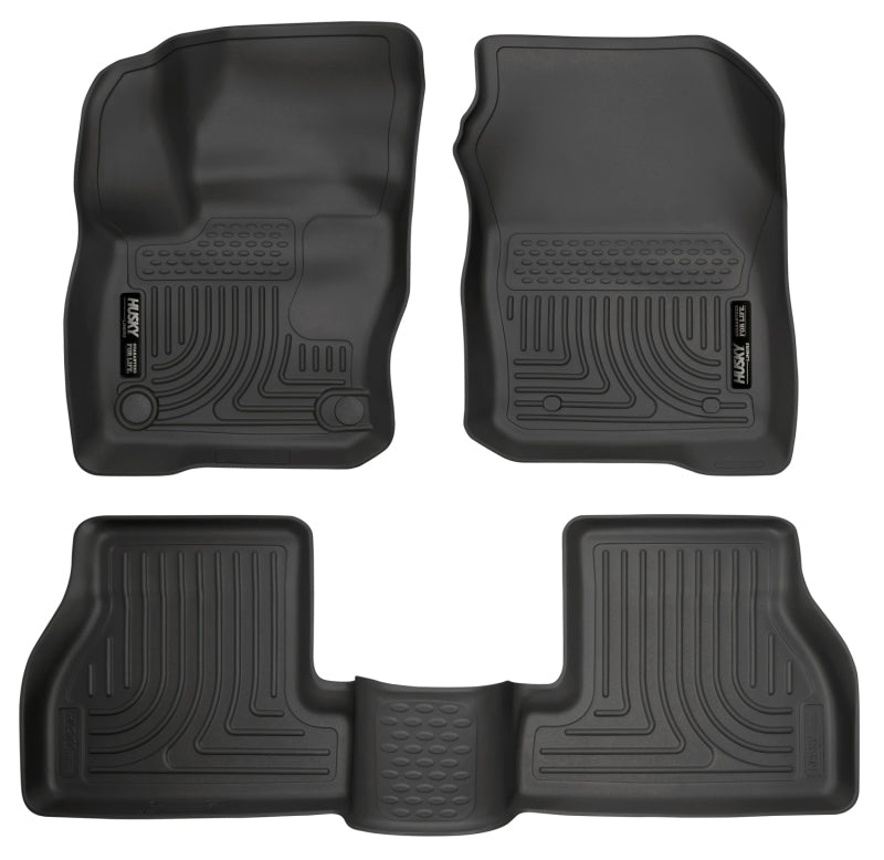 Husky Liners Weatherbeater 2016 Ford Focus RS Front &amp; 2nd Seat Floor Liners - Black - 99781
