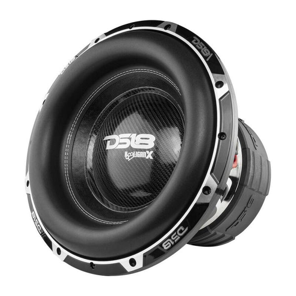 DS18 Hooligan High Excursion Subwoofer 15in 4000 Watts RMS 2 ohm DVC - HOOL-X15.2DHE - front view
