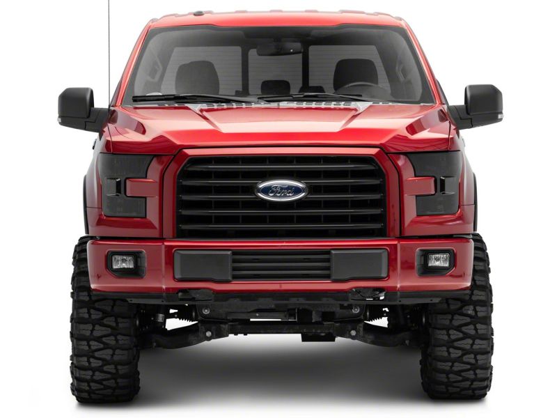Raxiom 15-17 Ford F-150 Axial OEM Style Rep Headlights- Chrome Housing- Smoked Lens - T551346