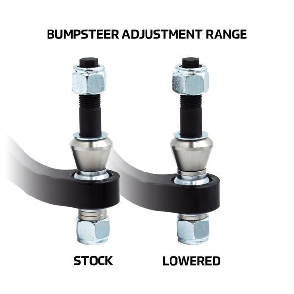 SPL Parts 2022+ BMW G80/G82 M3/M4 Tie Rod Ends (Bumpsteer Adjustable) - SPL TRE G8X for 2022-2025 BMW i4 - front view
