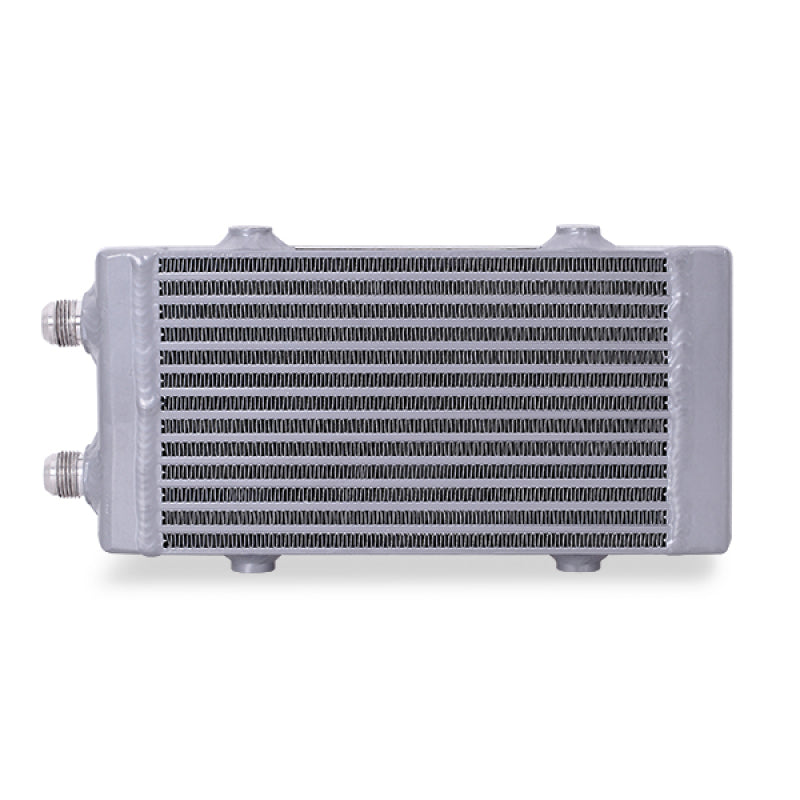 Mishimoto Universal Small Bar and Plate Dual Pass Silver Oil Cooler - MMOC-DP-SSL