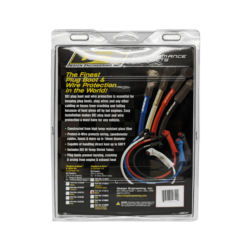 DEI Protect-A-Wire 8 Cylinder - Black - 10612