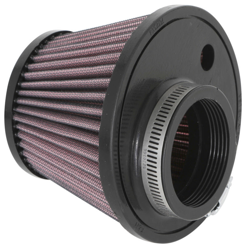 K&amp;N Universal Clamp-On Air Filter 2.375in Flg ID x 5.21875in B OD x 3.5in T OD x 3.75in H - RU-1624