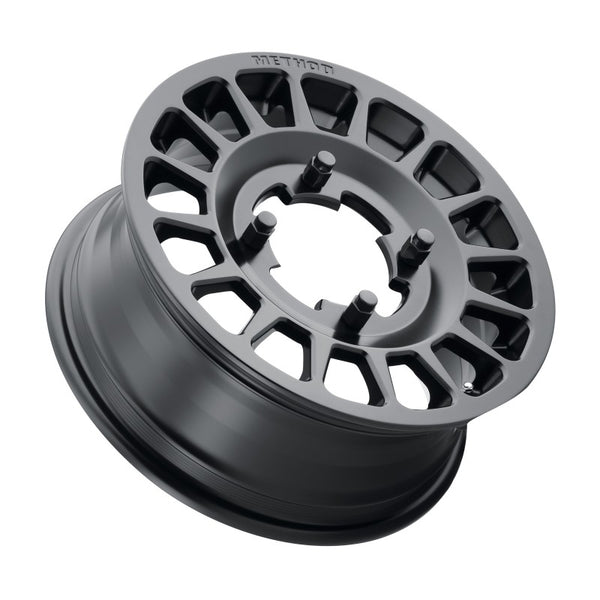 Method MR407 Bead Grip 15x6 / 5+1/51mm Offset / 4x156 / 120mm CB Matte Black Wheel - MR40756046551 by Method Wheels - front v