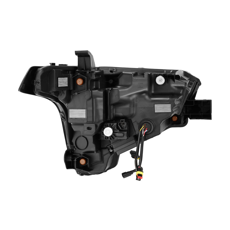 AlphaRex 22+ Toyota Tundra LUXX-Series Headlights Black w/Amber DRL - Req 810029 OR 810030 - 880874