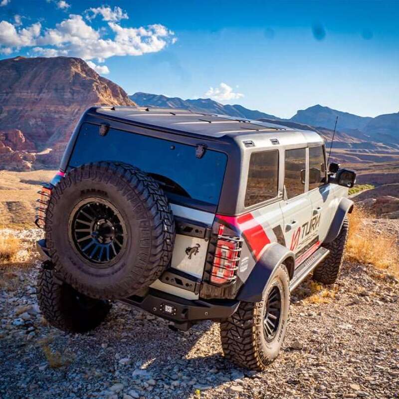 Turn Offroad 2021+ Ford Bronco Hard Top (4 Door) Black/Black Foam Headliner/Wiper & Defrost - HTBR-M4HL01WD