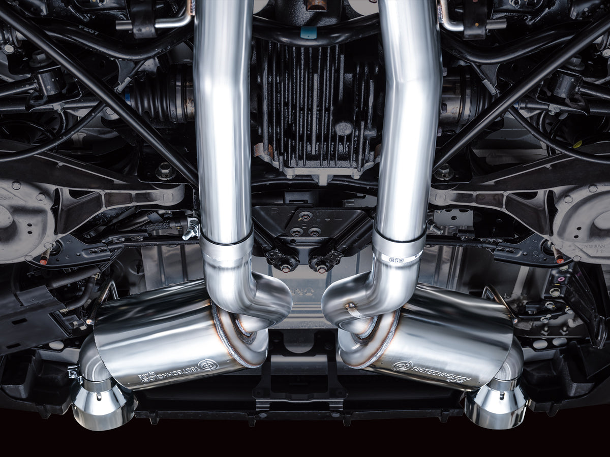 AWE 2023 Nissan Z RZ34 RWD Touring Edition Catback Exhaust System w/ Chrome Silver Tips - 3015-32400