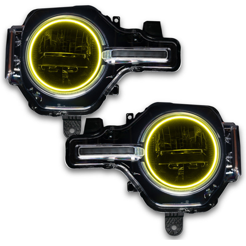 Oracle 2021 Ford Bronco Base Headlight LED Halo Kit - ColorSHIFT - w/ 2.0 Controller SEE WARRANTY - 1470-333