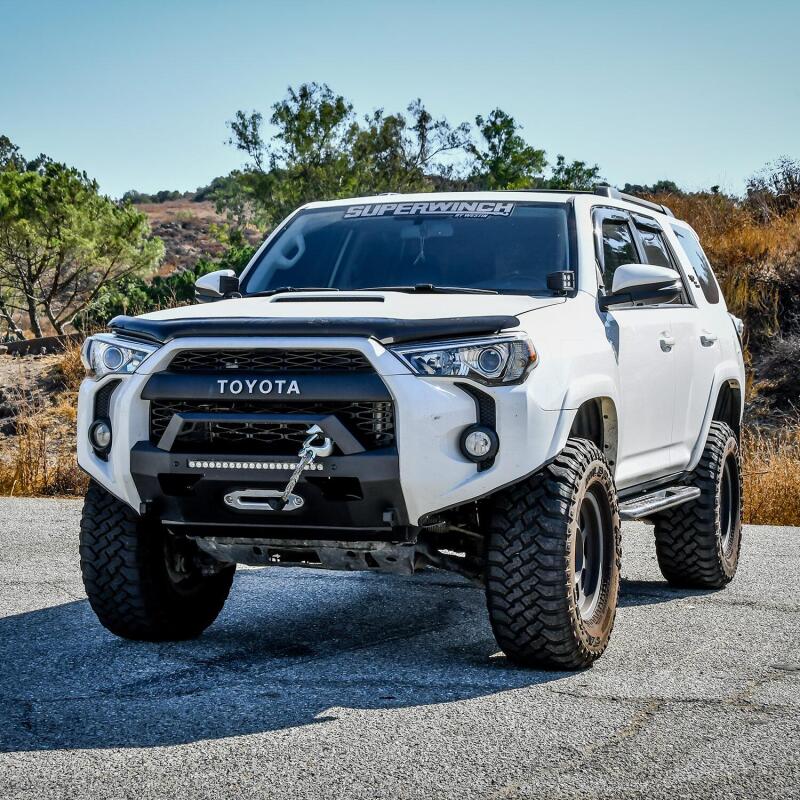 Westin 14-20 Toyota 4Runner Pro-Series Bumper Angular Bull Bar - Textured Black - 58-411155AB