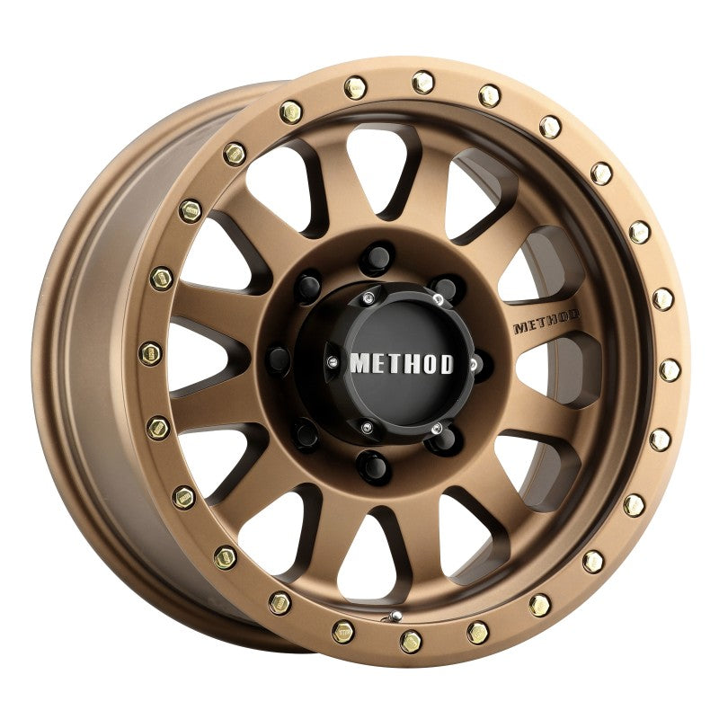 Method MR304 Double Standard 17x8.5 0mm Offset 8x6.5 130.81mm CB Method Bronze Wheel - MR30478580900