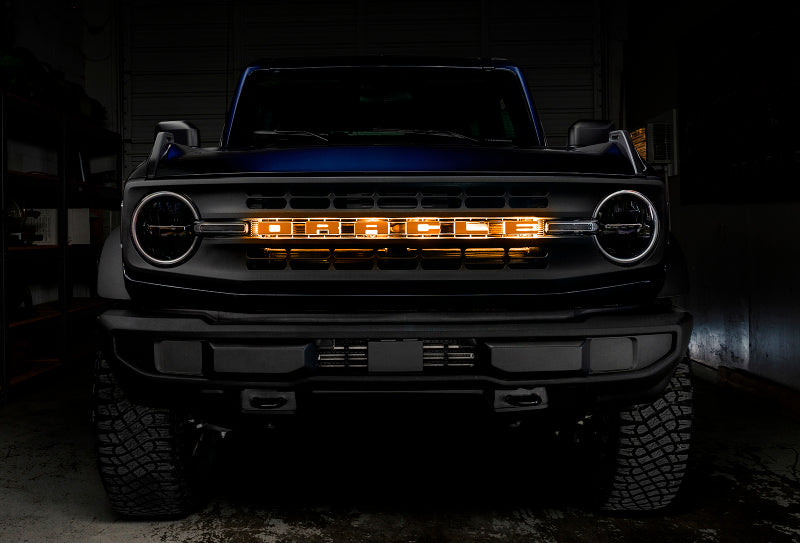 ORACLE Lighting Universal Illuminated LED Letter Badges - Matte Blk Surface Finish - O SEE WARRANTY - 3141-O-005