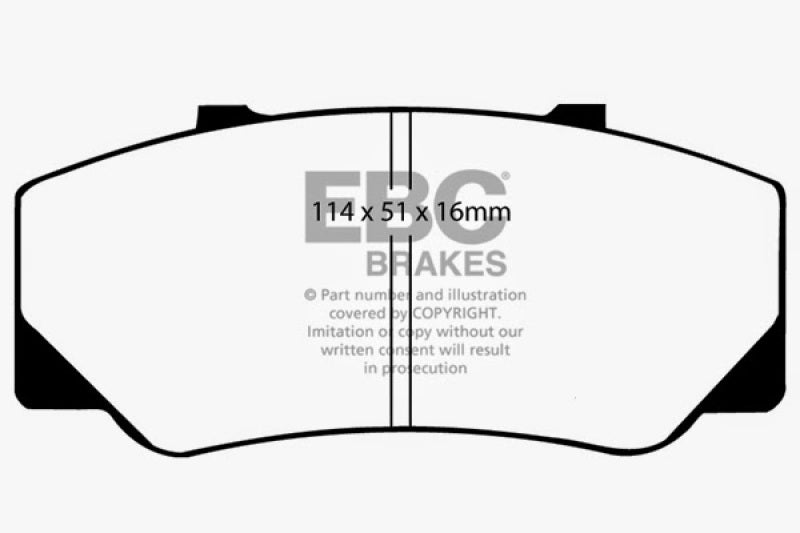 EBC 91-94 Nissan Sentra SE-R Ultimax Rear Brake Pads - UD511