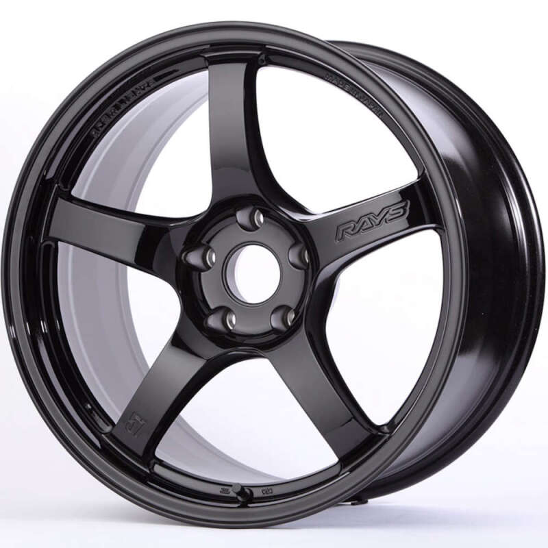 Gram Lights 57CR 18x8.5 +37 5x114.3 Gloss Black Wheel - WGCRV37EGX