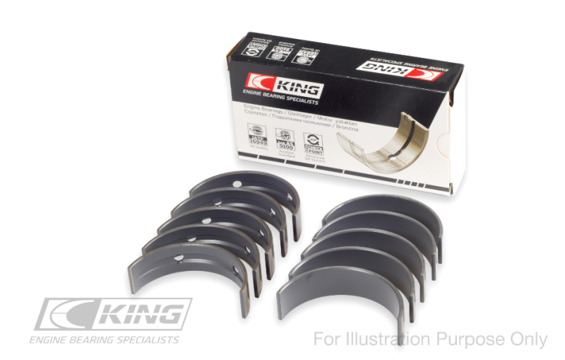 King GM Vortec /LS-Series Gen III IV V (Size 1.0) Main Bearing Set - MB5293MC010