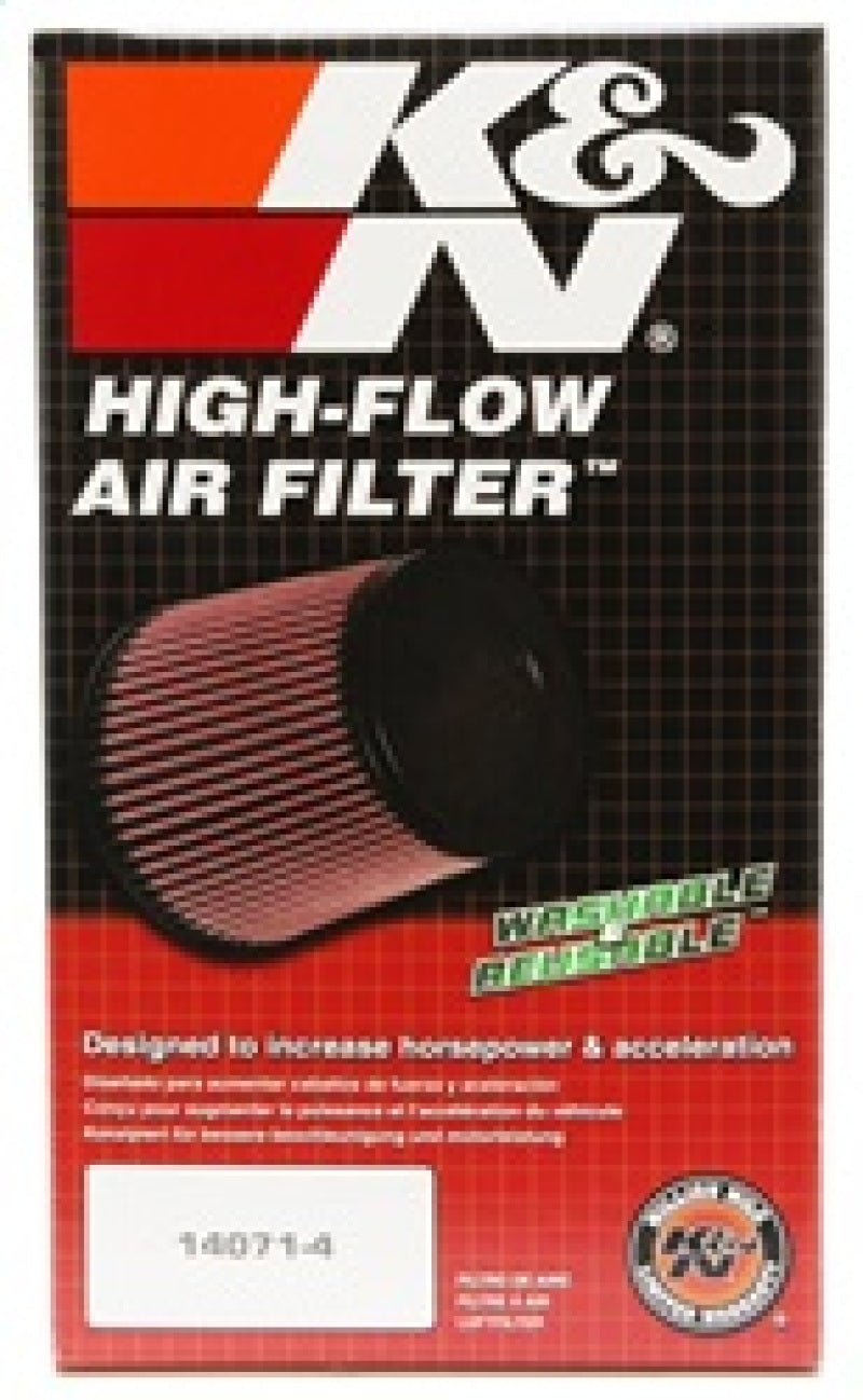K&amp;N Filter Universal X-Stream Clamp-On Round Tprd 2.5in Flng ID x 6in Base OD x 5in Top OD x 6.5in H - RX-4860