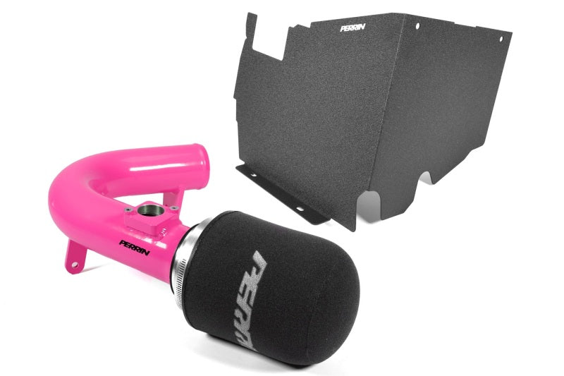 Perrin 22-24 Subaru WRX Cold Air Intake w/ Heatshield - Hyper Pink - PSP-INT-328HP