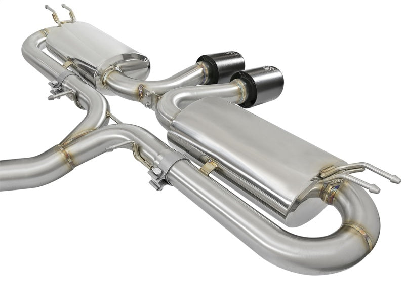 aFe Takeda 3in 304 SS Cat-Back Exhaust w/ Dual Center Black Tips 17+ Honda Civic Si (2dr) I4 1.5L - 49-36618-B