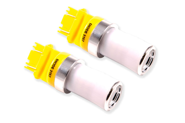 Diode Dynamics 3157 LED Bulb HP48 LED - Amber (Pair) - DD0055P for 2000-2006 Chevrolet Tahoe - front view