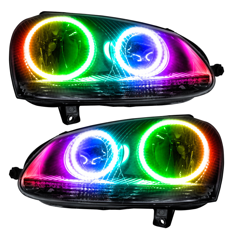 Oracle 06-10 Volkswagen Jetta SMD HL - Chrome - ColorSHIFT w/o Controller - 7098-334