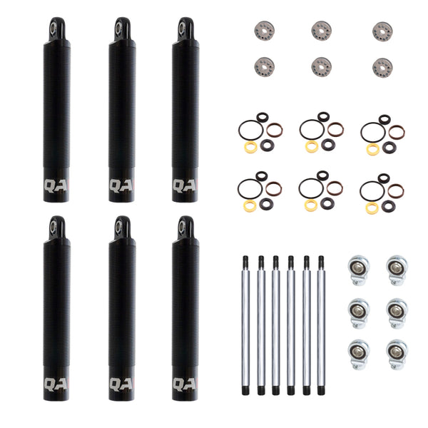 QA1 19.75 Eye-B/Eye-B V-None Dry Shock Small Aluminum Coilover 12.63 - 6 Pack - 8Q7-DRY-6PK by QA1 - front view