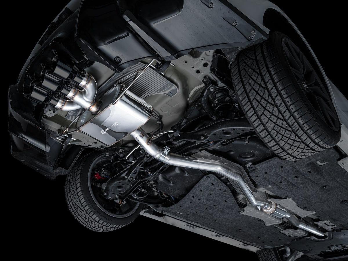 AWE Tuning 2024 Acura Integra Type S DE5 FWD Touring Edition Exhaust w/ Triple Diamond Black Tips - 3015-53335