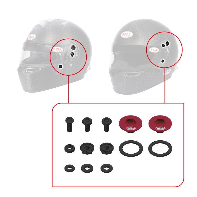 Bell SV (SE07/SE077/SE06) Pivot Kit - Pink - 2020078