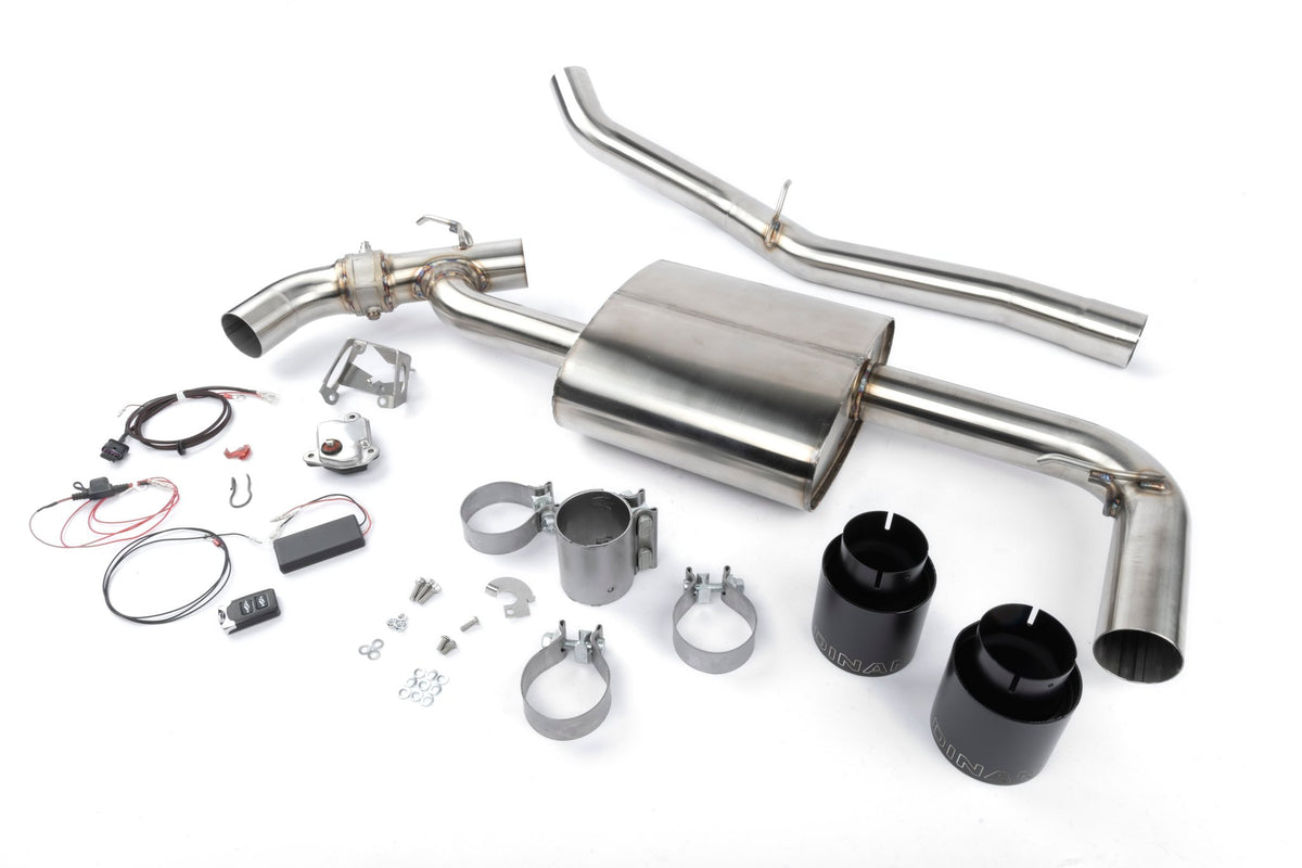 Dinan - Valved Axle-Back Exhaust - 2017-2024 MINI C'man S ALL4 - D660-0084-BLK