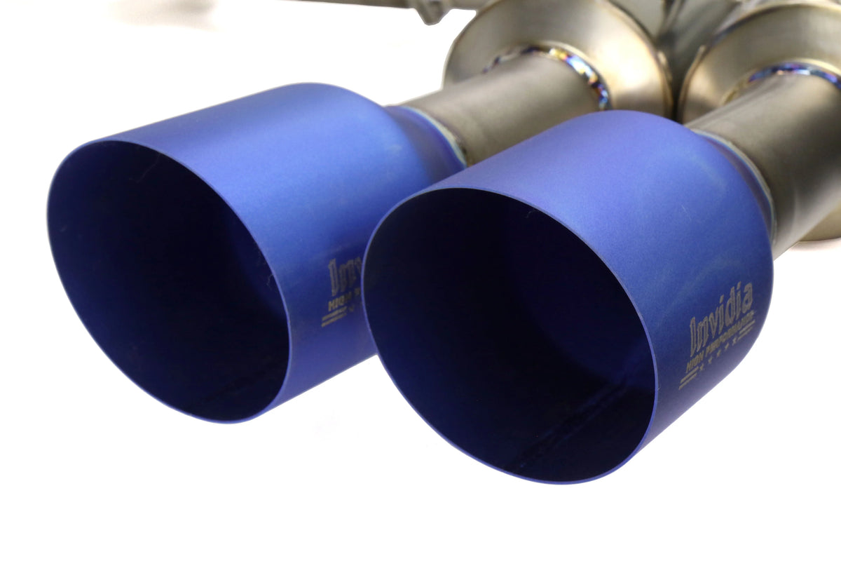 Invidia 11-14 WRX/STi Gemini 80mm Full Titanium 101mm Quad Tip Cat-Back Exhaust